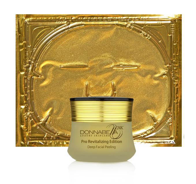 Facial Gold Mask With Facial Peeling